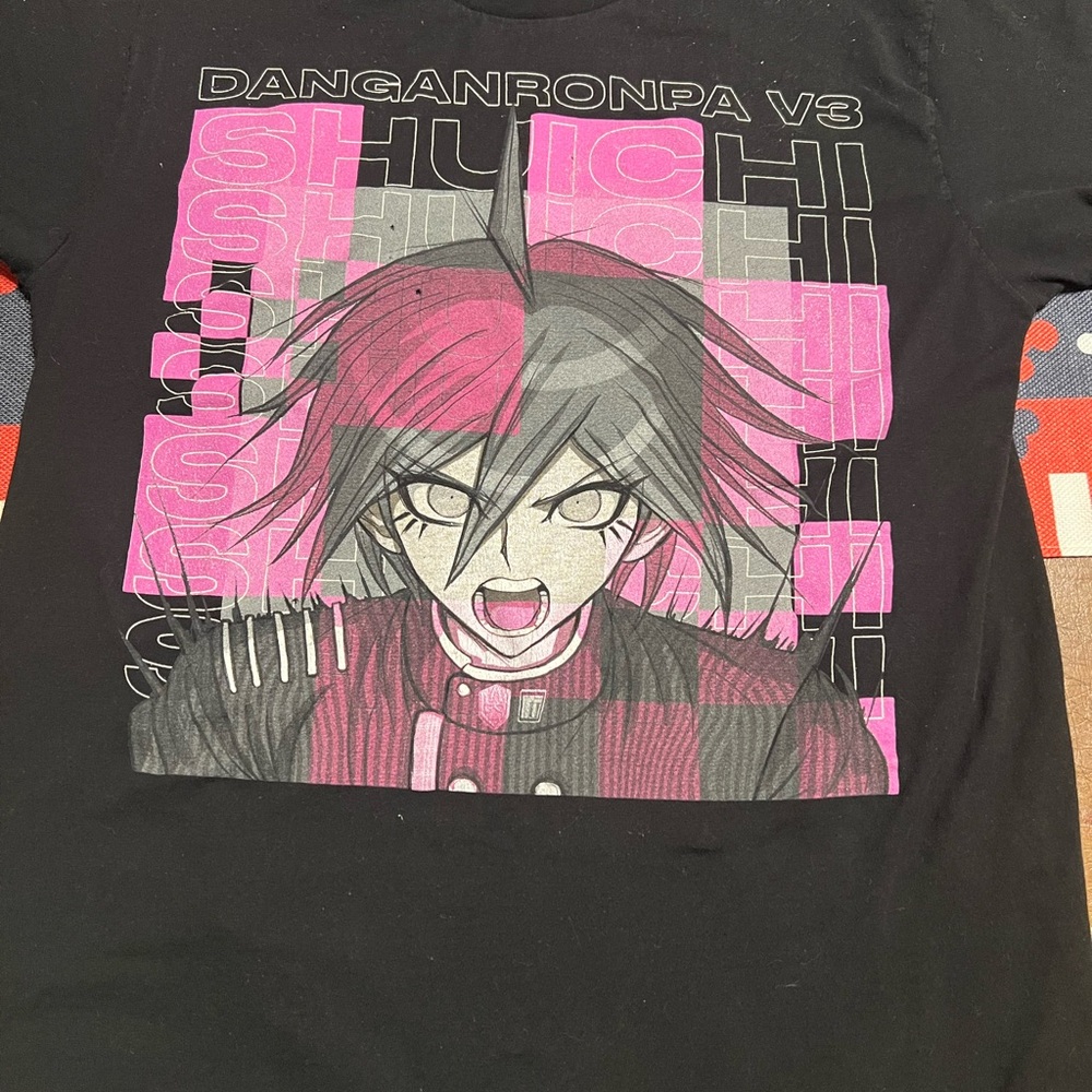 Danganronpa V3 Killing Harmony Shuichi T-Shirt Large  Anime Tshirt Shirts